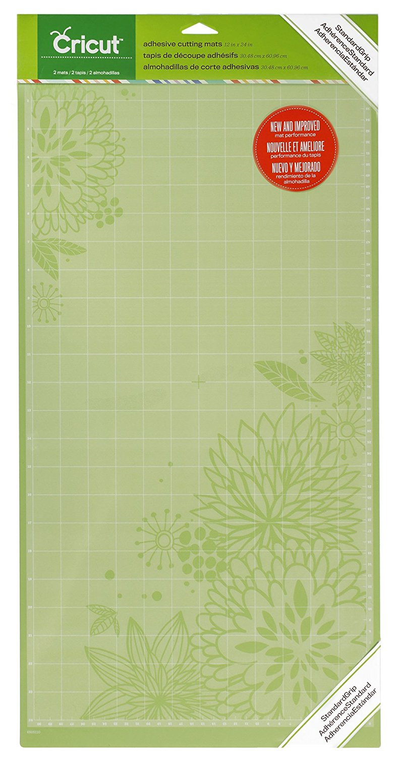 Cricut Standardgrip Adhesive Cutting Mat 12 By 24 Inch 2 Mats