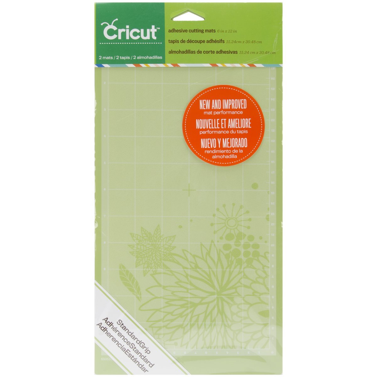 Cricut Standard Grip Adhesive Cutting Mat For Crafting 6 X 12 Inch