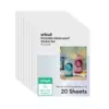 Cricut Printable Waterproof Sticker Set - 8.5 in x 11 in (20 ct) Transparent
